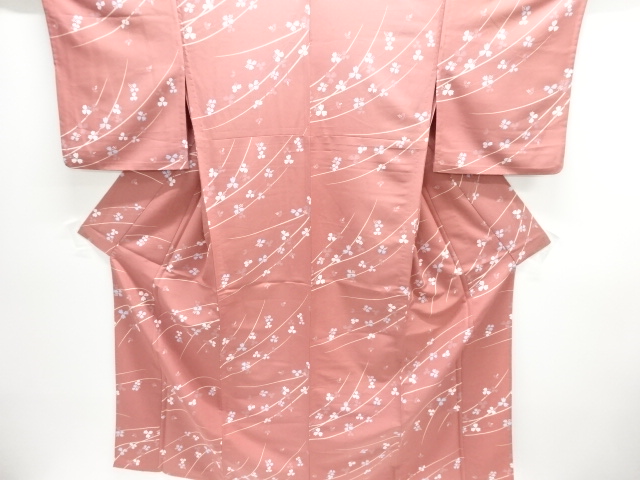 JAPANESE KIMONO / HITOE KOMON / BRANCH FLOWER
